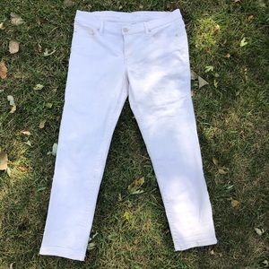 LOFT off-white jeans 10